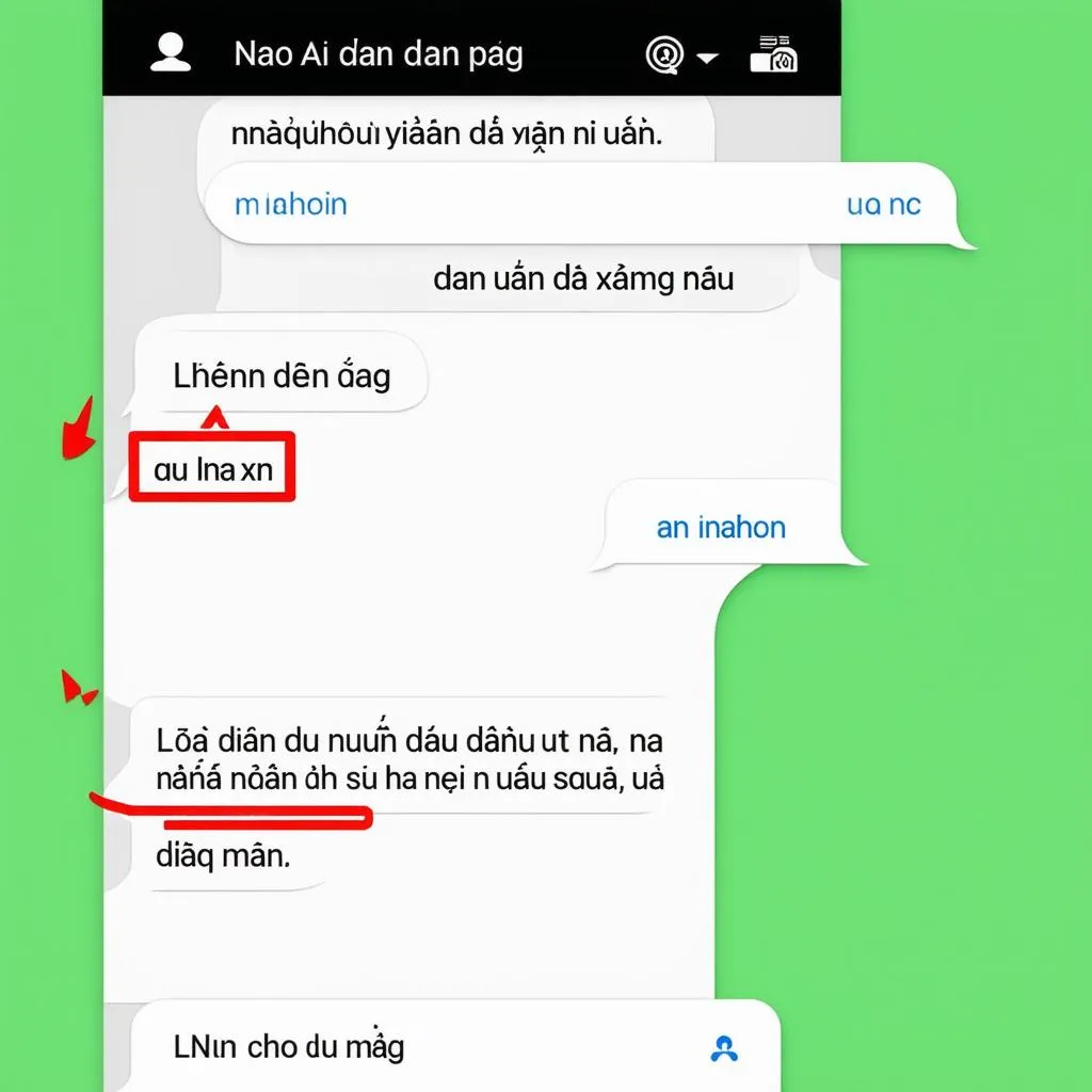 Giao diện chat Liên Quân