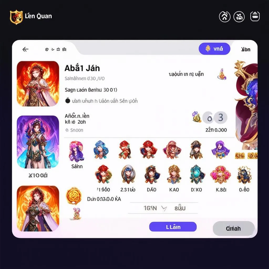 Acc Liên Quân Full Skin