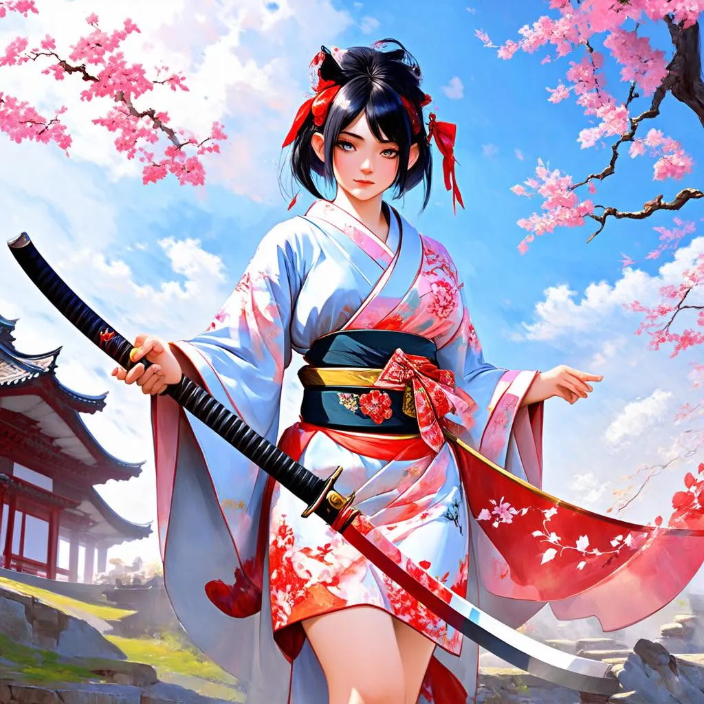 Airi Kimono Liên Quân Vẻ Đẹp Truyền Thống