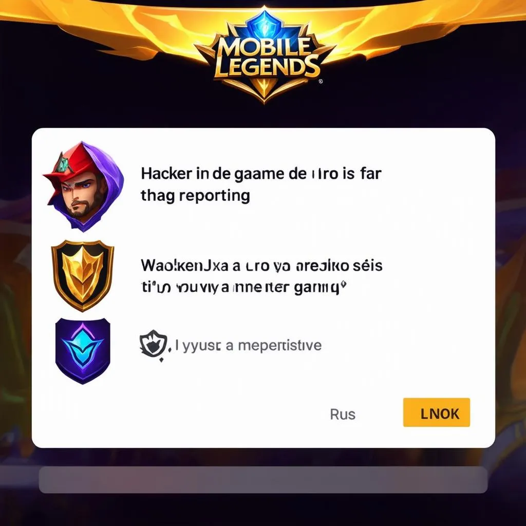 Người chơi báo cáo hack Liên Quân với Garena