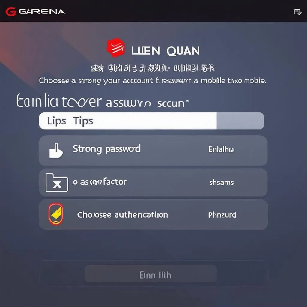 Protect Lien Quan account