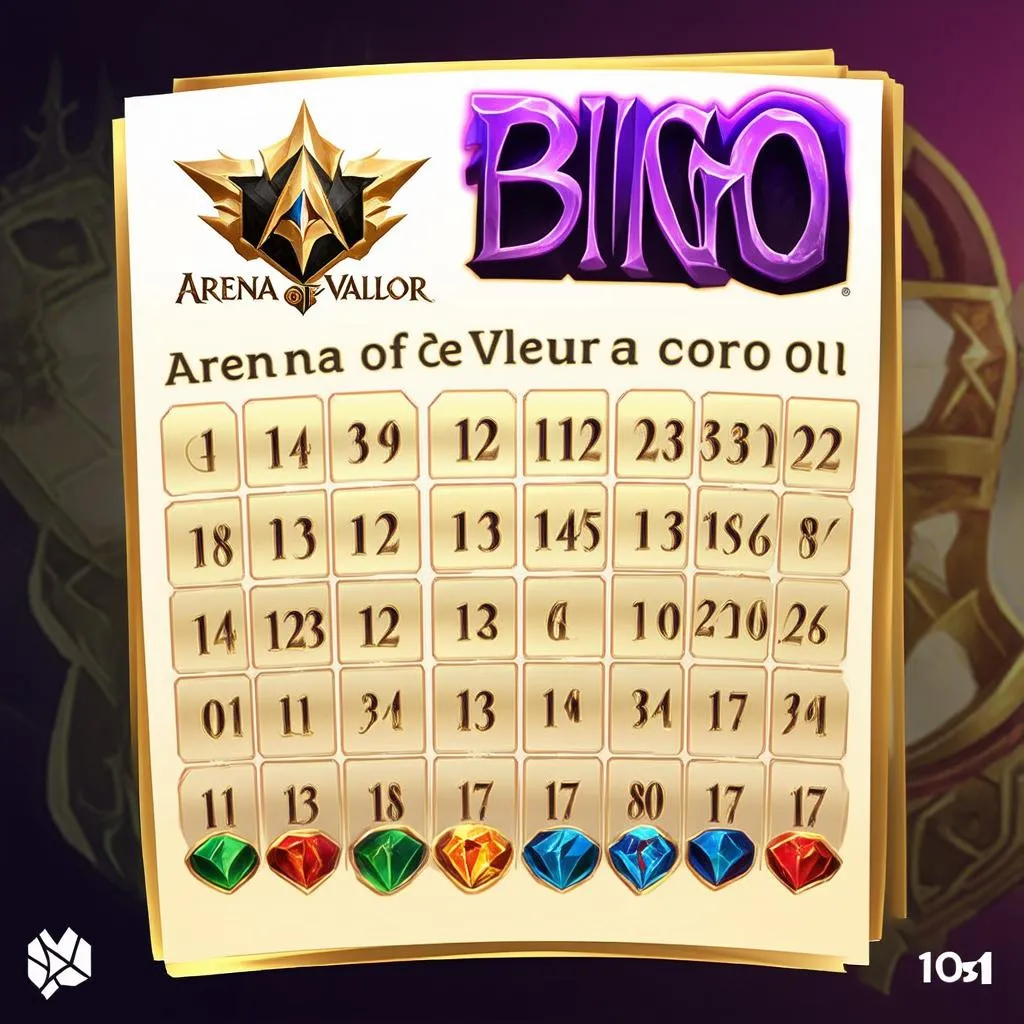 Các biến thể của Bingo Liên Quân