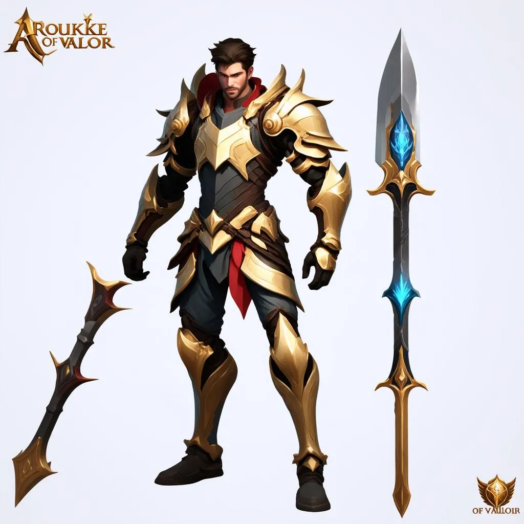 Rourke's Equipment Set in Arena of Valor