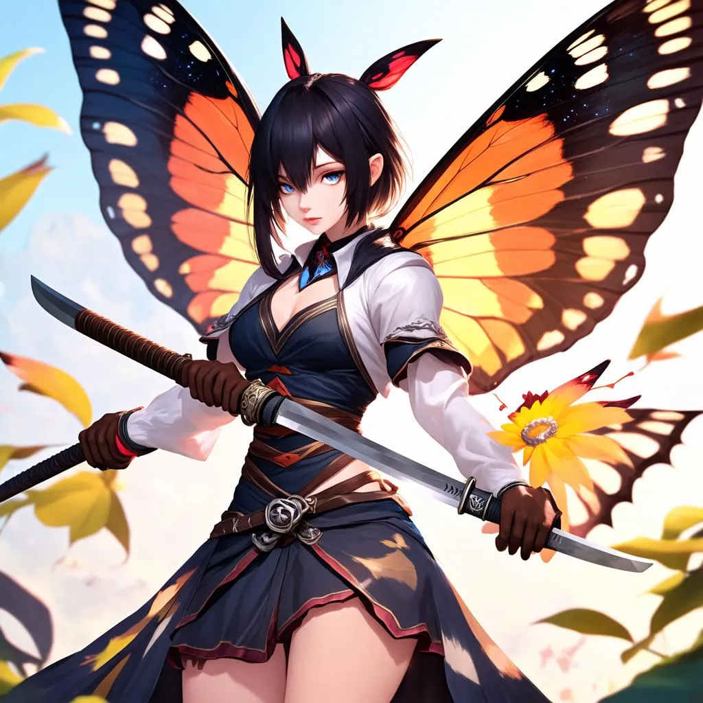 Hình nền Butterfly Liên Quân phong cách Anime