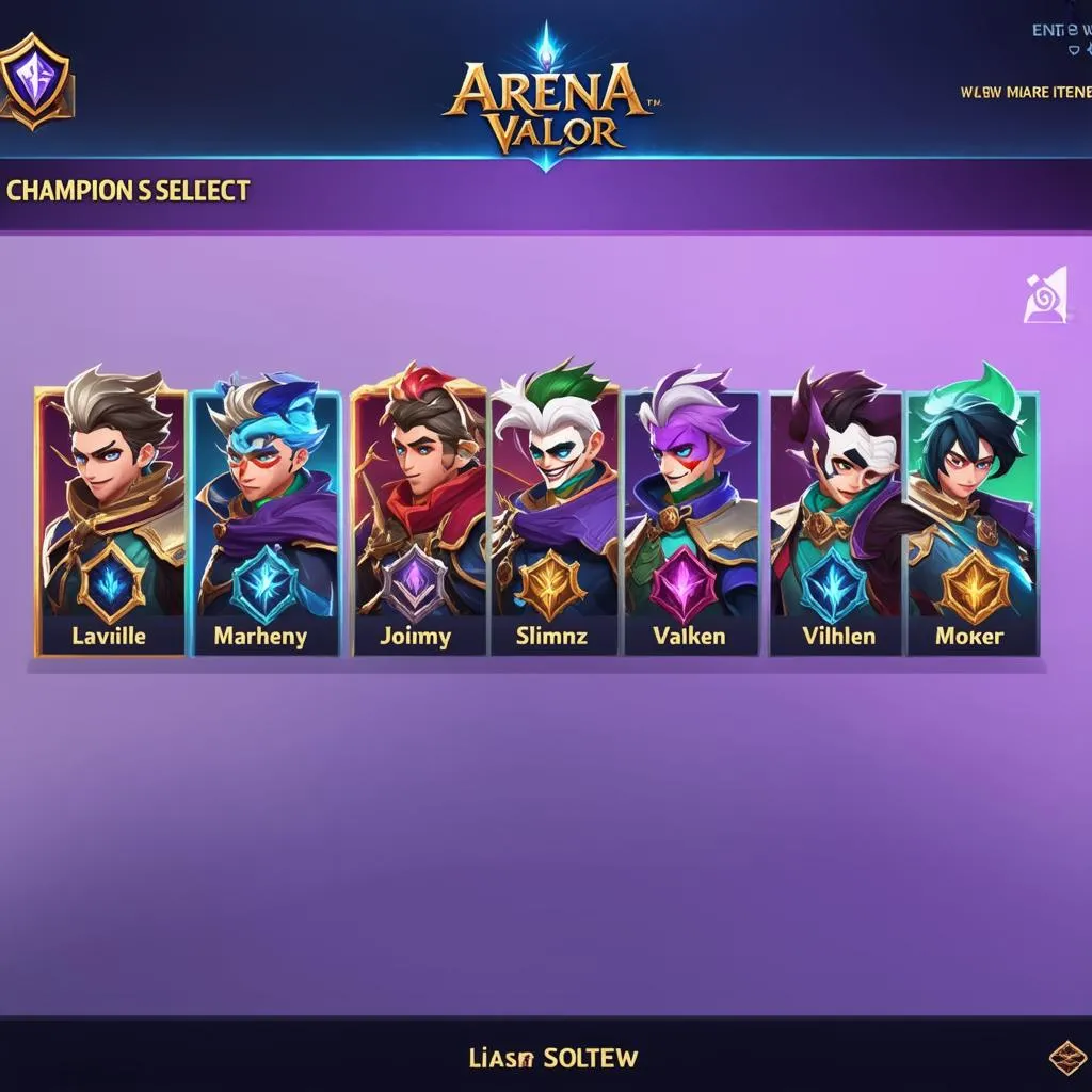 Different types of ADC in Arena of Valor