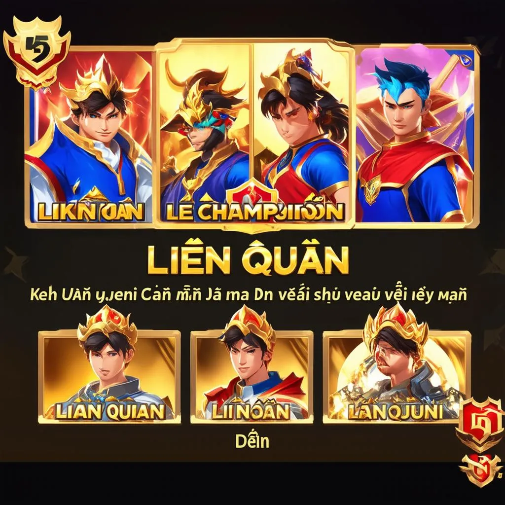 Hình ảnh các vị tướng trong game Liên Quân Mobile