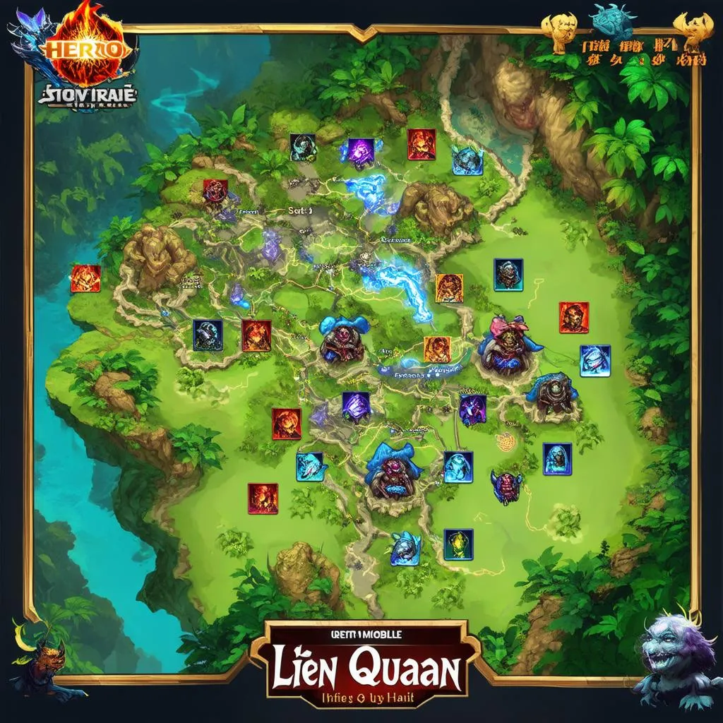 bản đồ liên quân