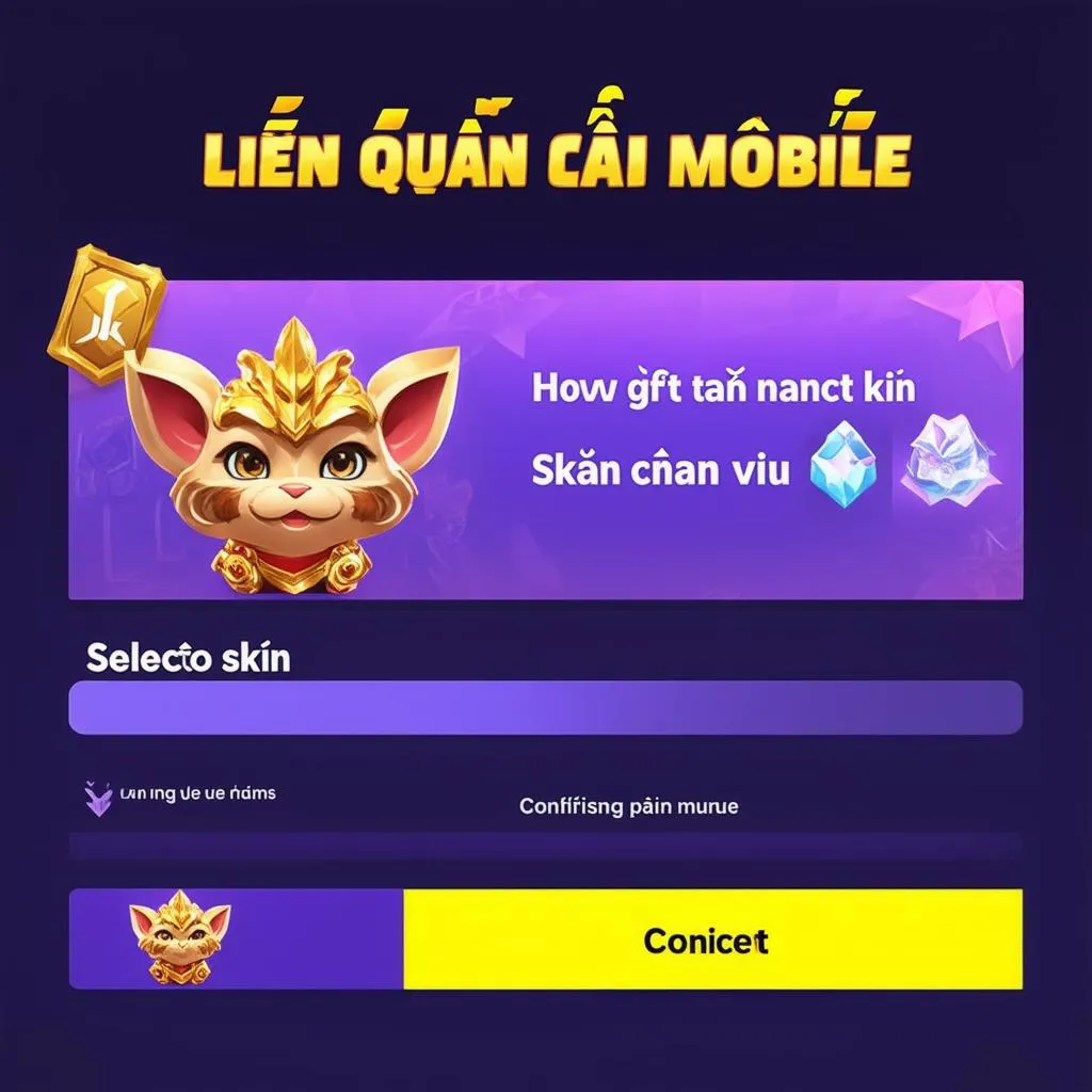 Cách tặng skin Liên Quân