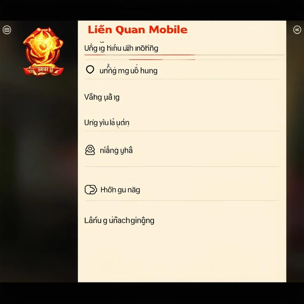 Cài đặt Liên Quân Mobile