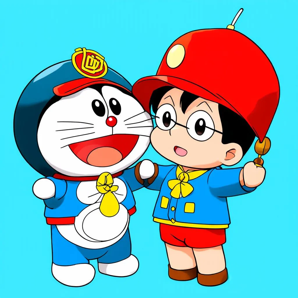 Cặp ảnh Liên Quân Doremon và Nobita