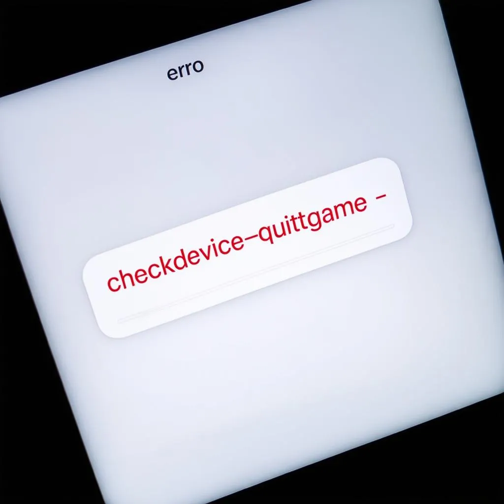 Lỗi checkdevice_quitgame trên iPad