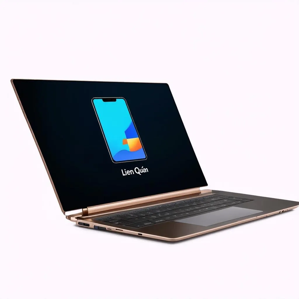 Laptop đang mở Liên Quân Mobile