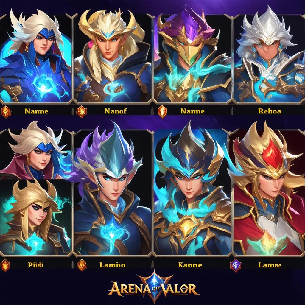 Cool Arena of Valor Names