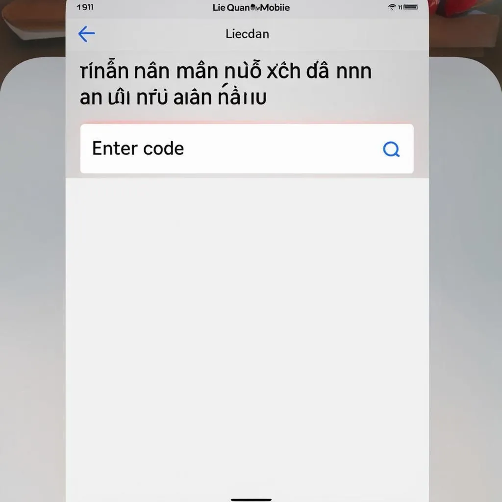 Mã code Liên Quân Mobile