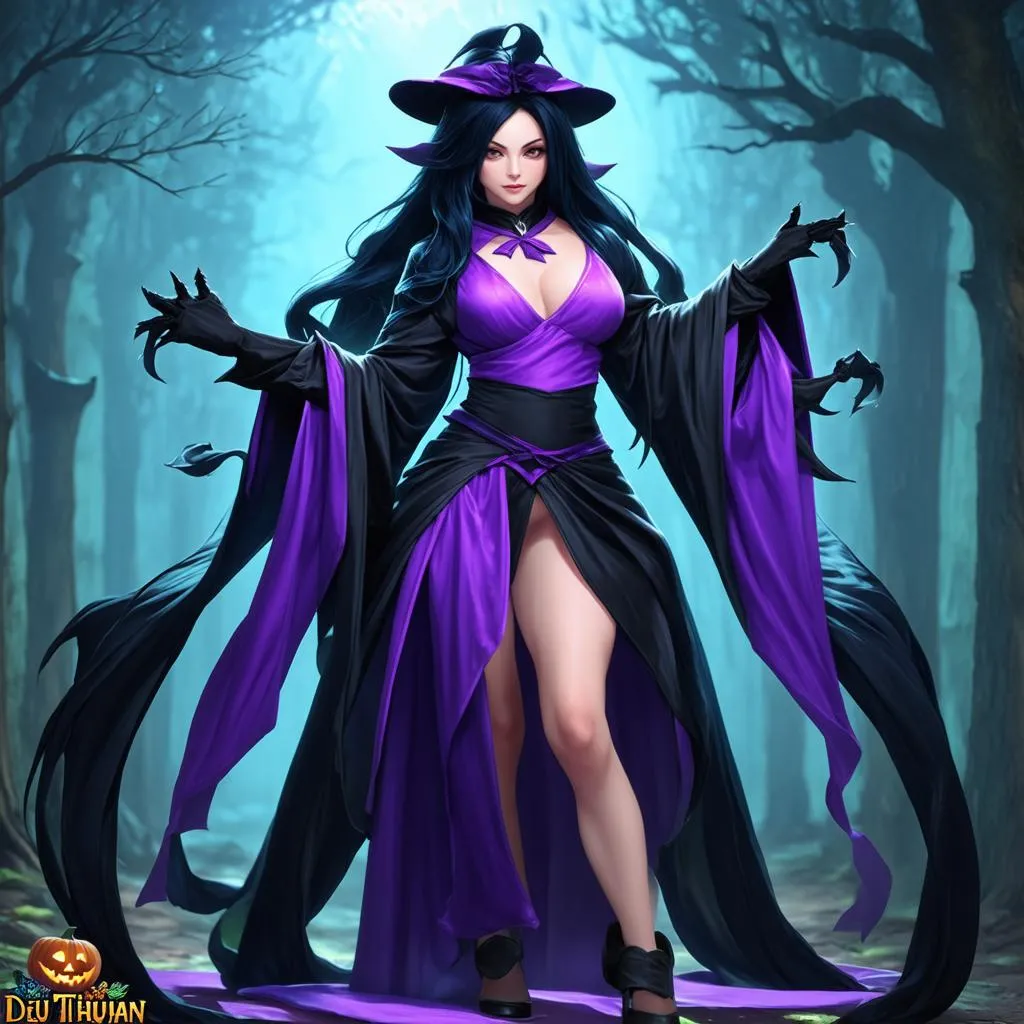 Trang phục cosplay Điêu Thuyền Halloween