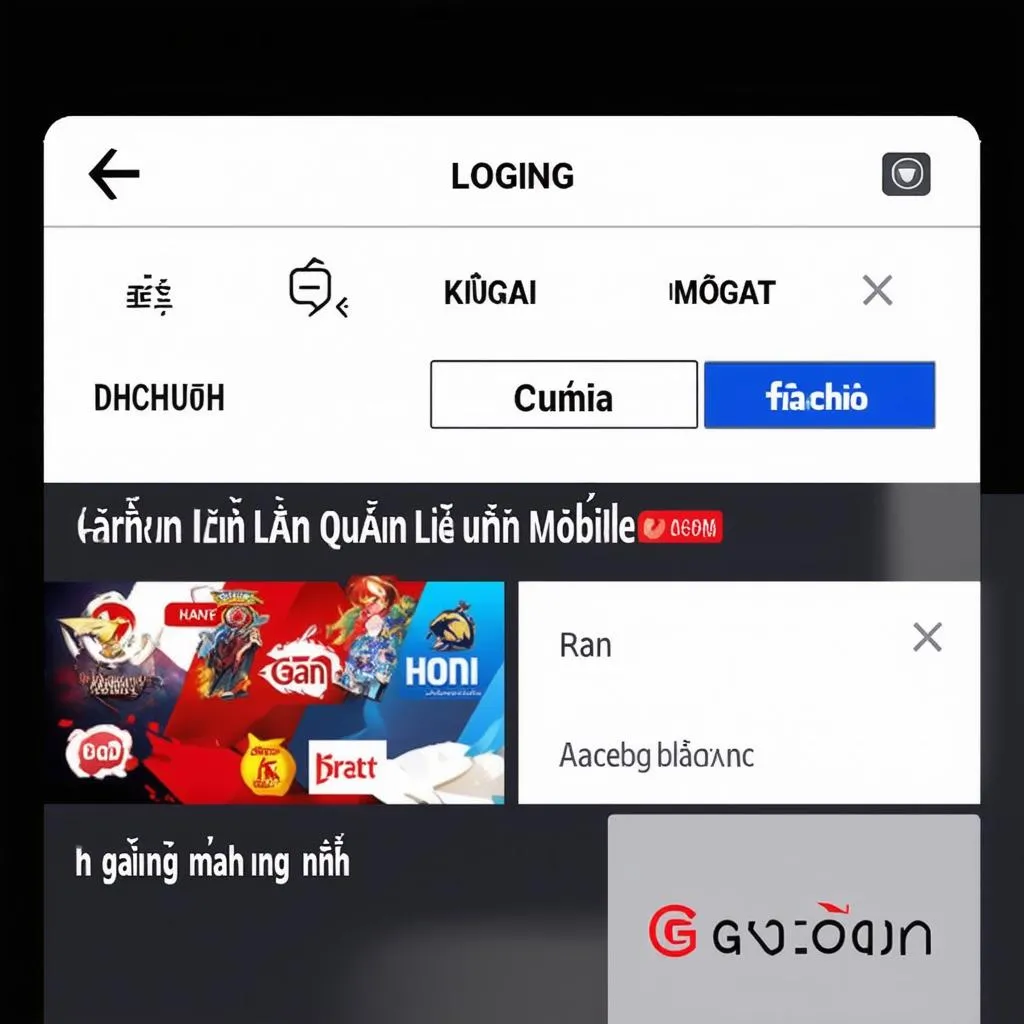 Đăng nhập Liên Quân Facebook