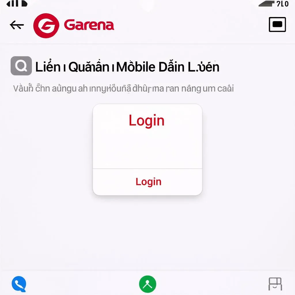 Đăng nhập Liên Quân Mobile