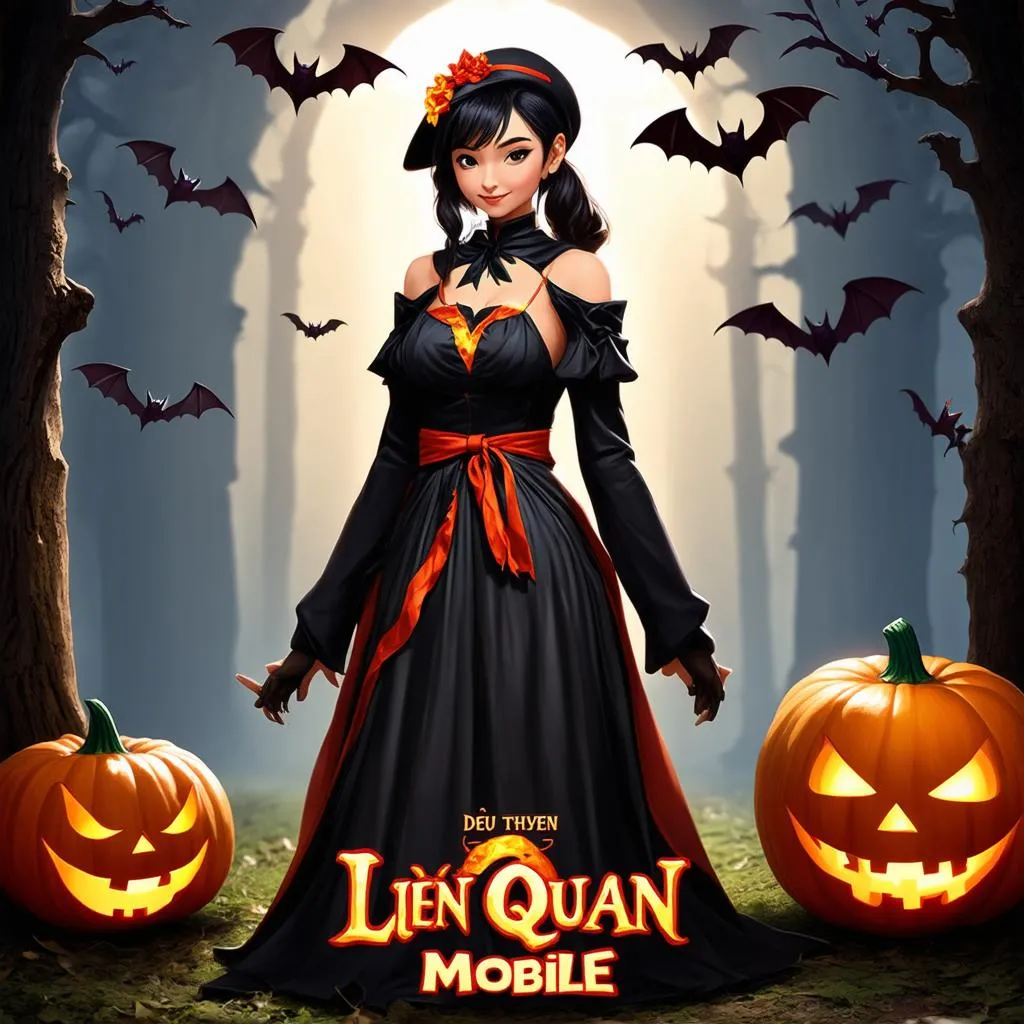 Hình nền Điêu Thuyền Liên Quân Mobile Halloween