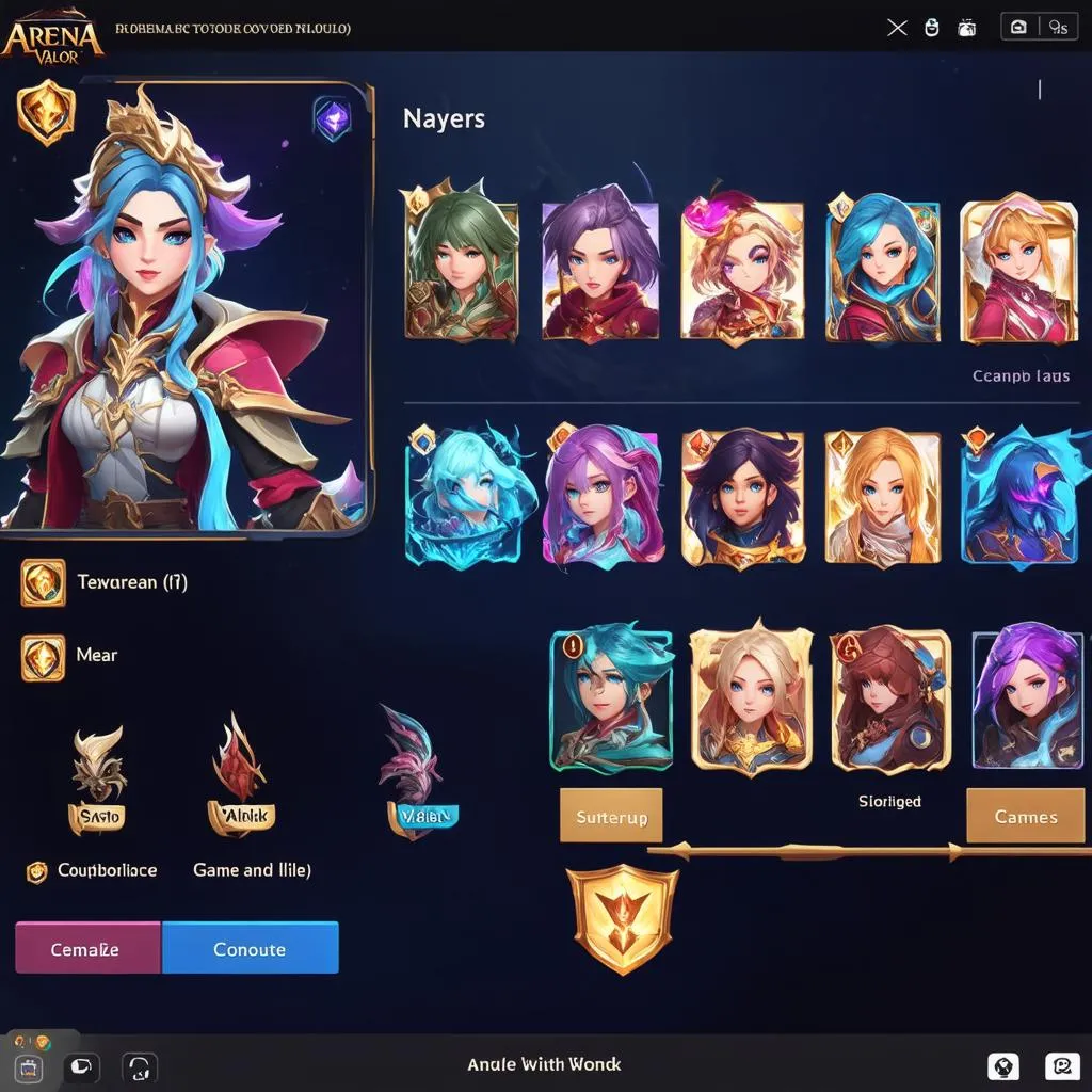 Changing Avatar in Arena of Valor