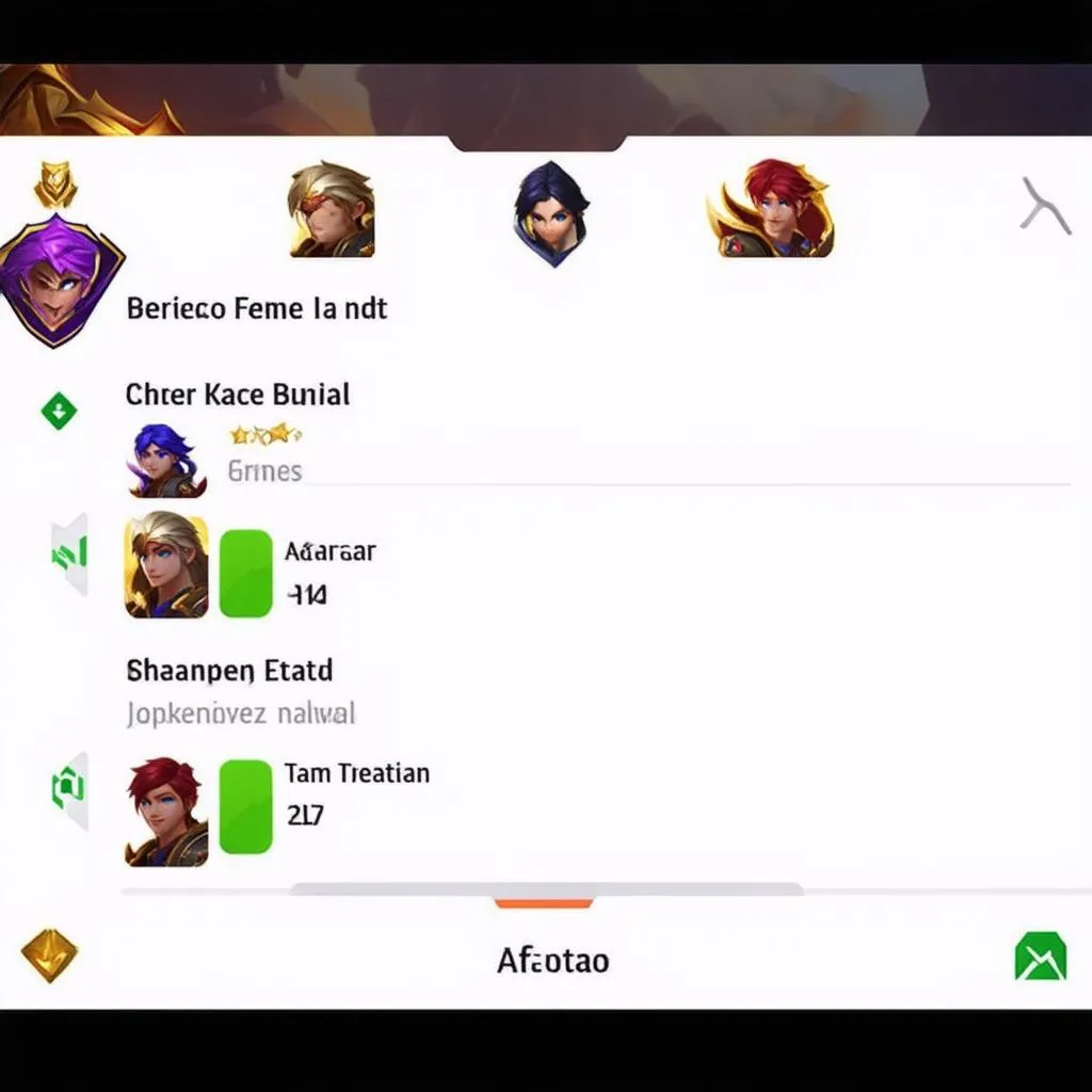 Changing avatar in Arena of Valor