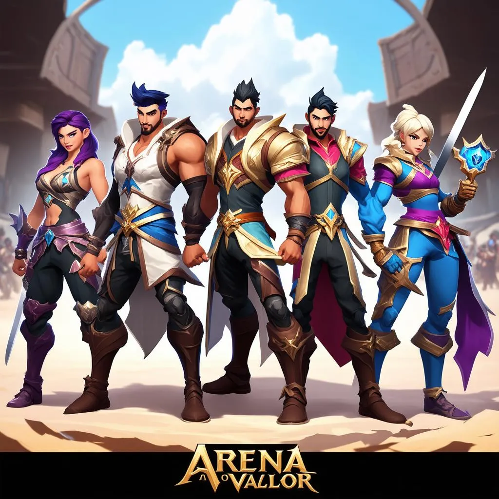 Team composition in Arena of Valor