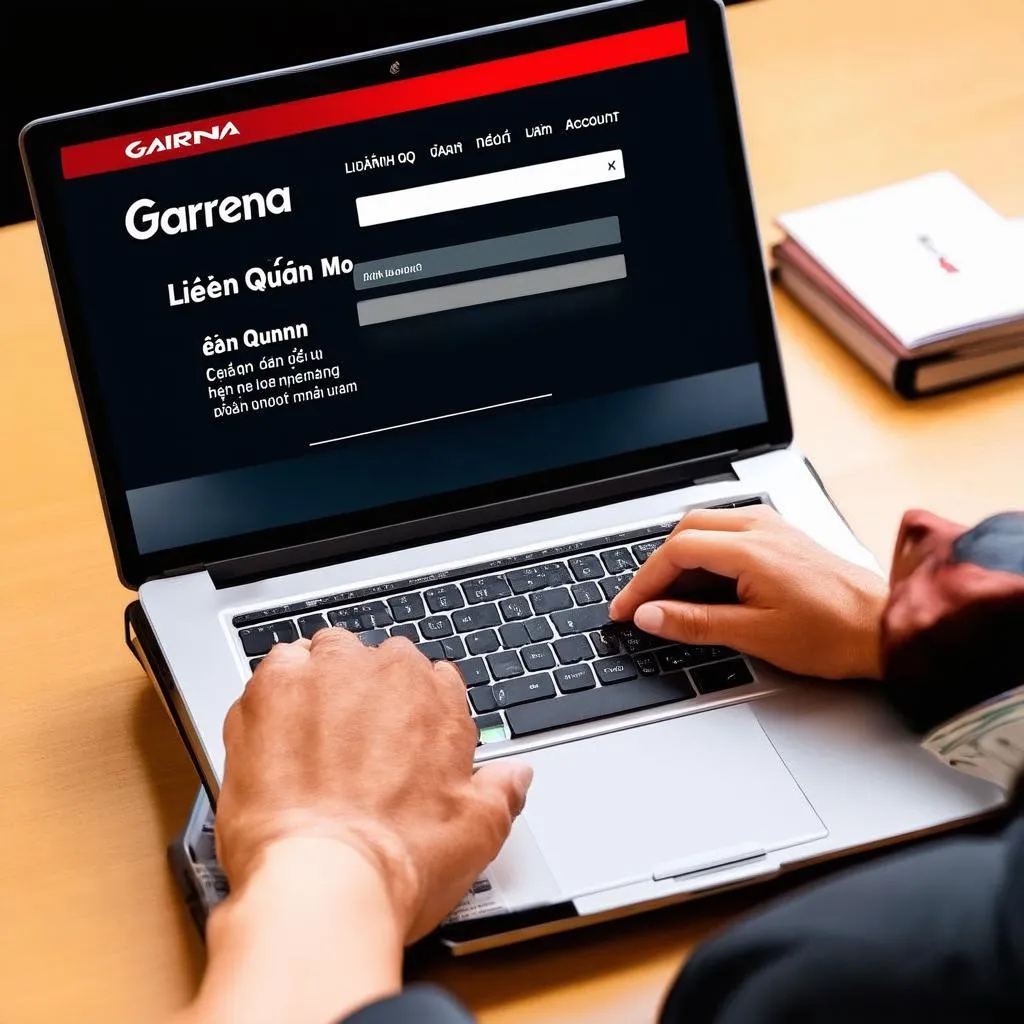 Đổi mật khẩu Liên Quân trên website Garena