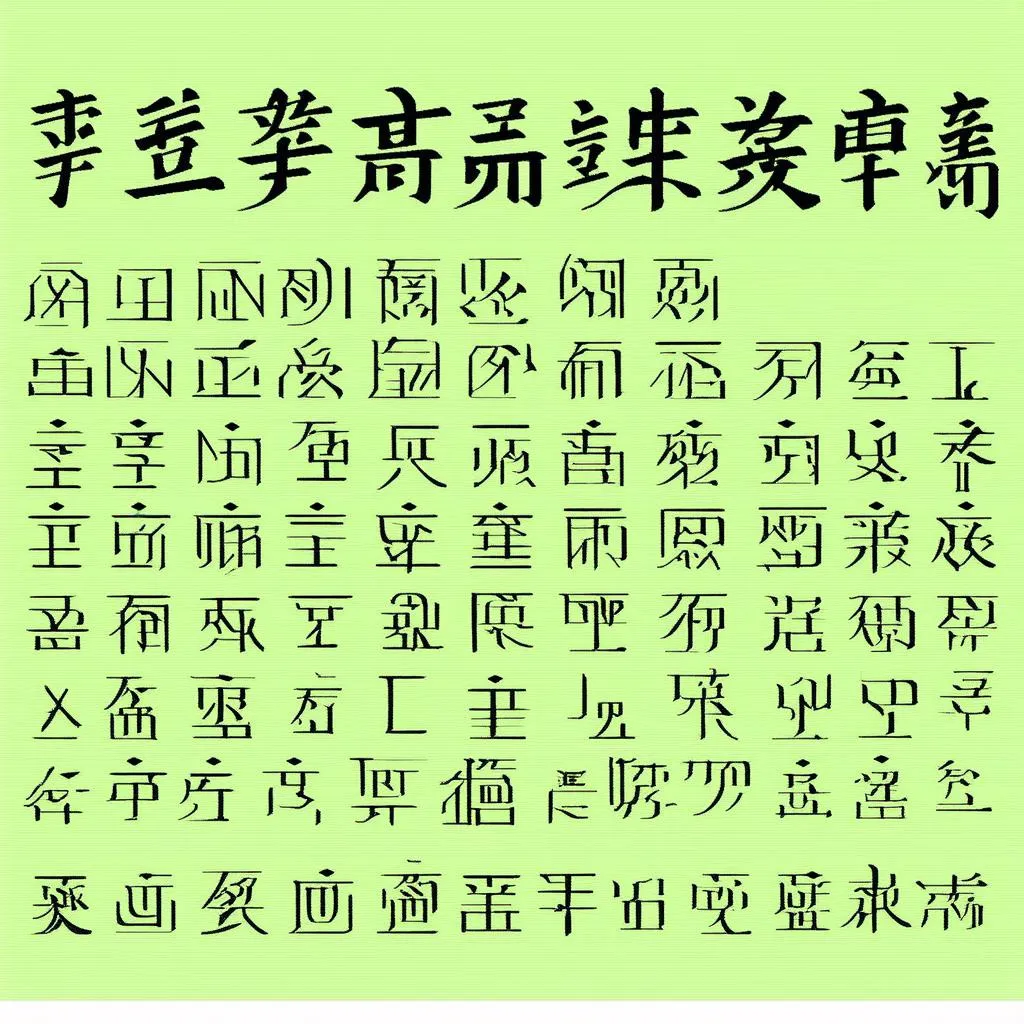 Font Chữ Unicode Liên Quân