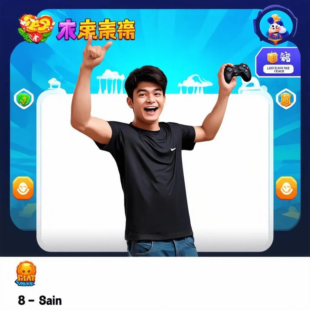 Game thủ Liên Quân vui mừng chiến thắng