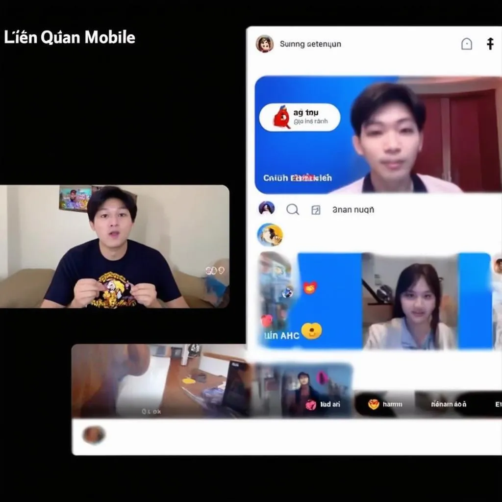 Game thủ livestream Liên Quân trên Facebook