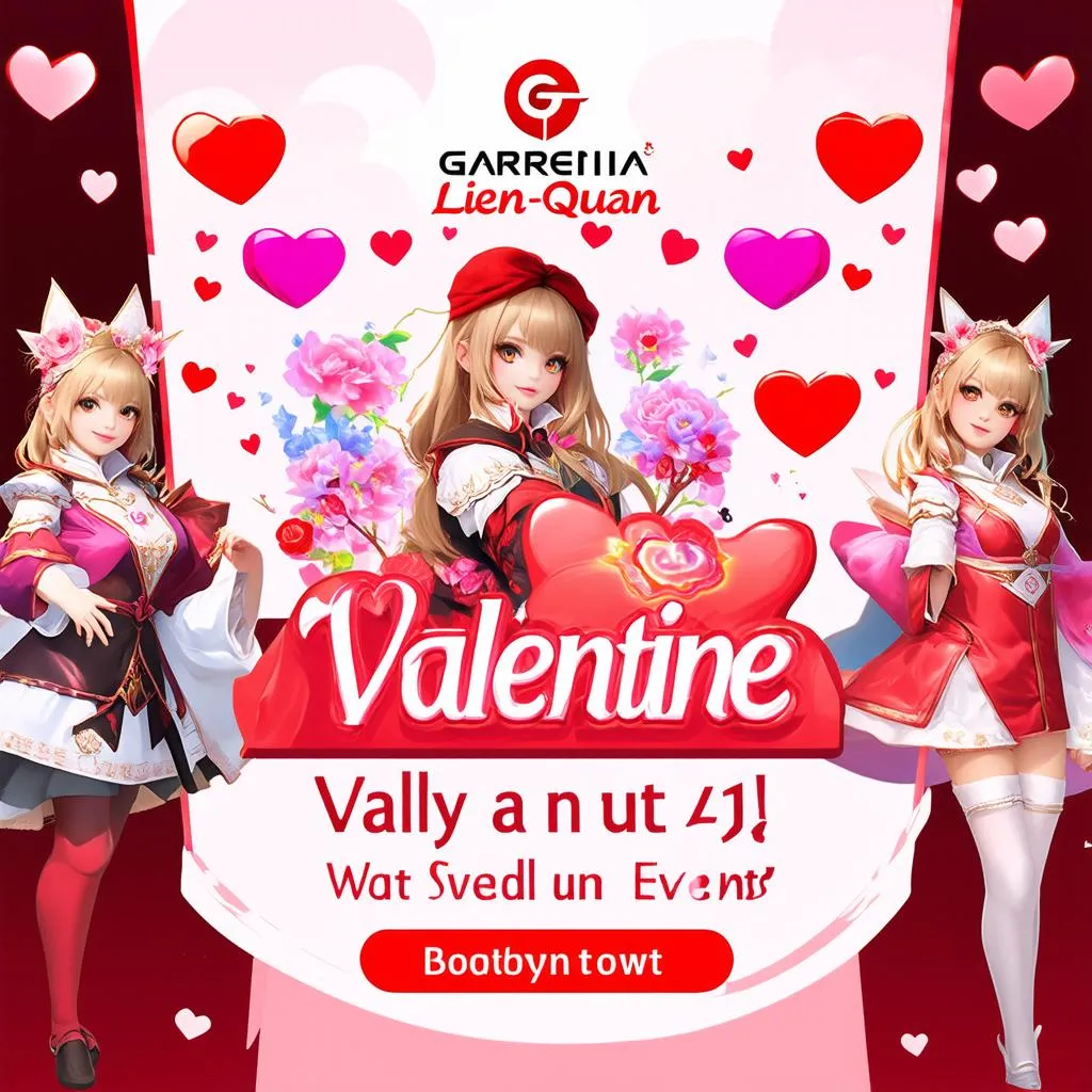 Banner sự kiện Valentine Garena Liên Quân