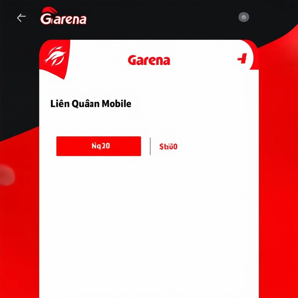 Nạp tiền Liên Quân qua website Garena