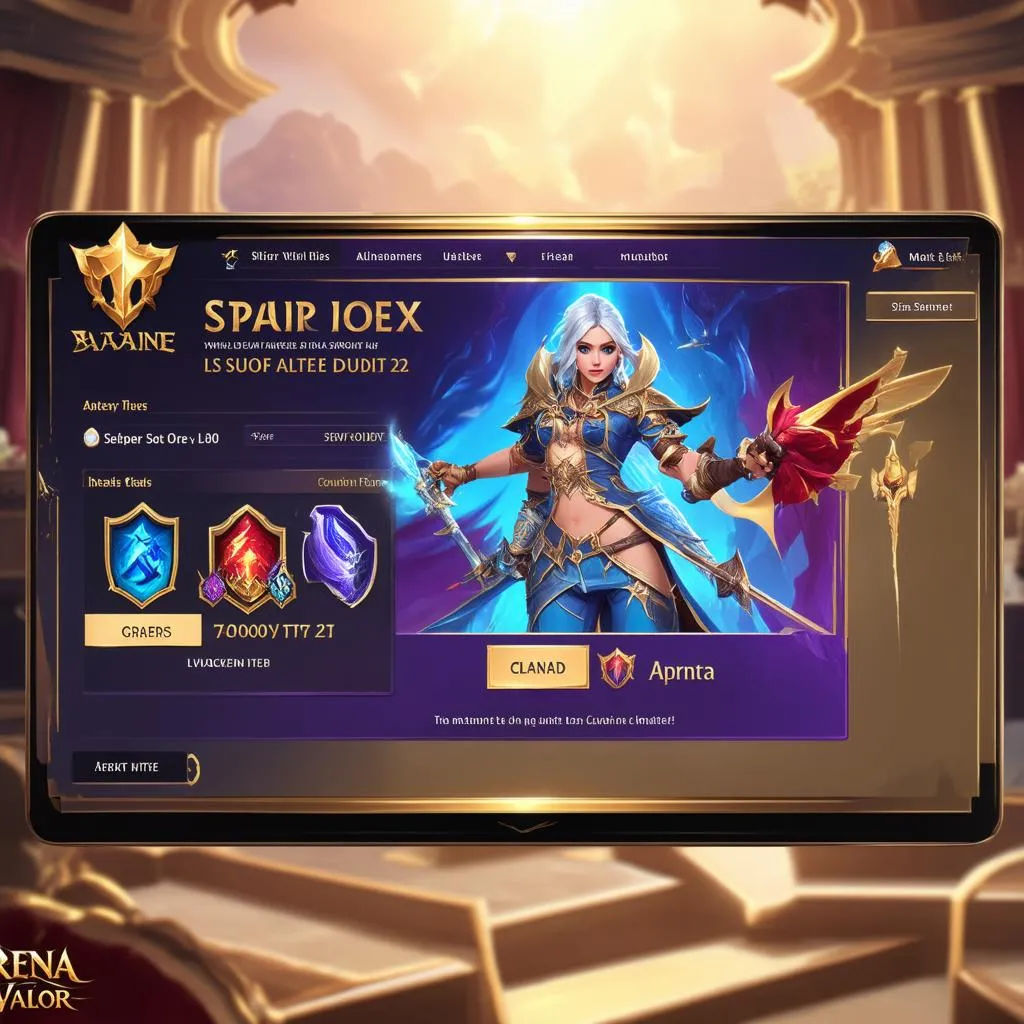 Main Lobby in Arena of Valor