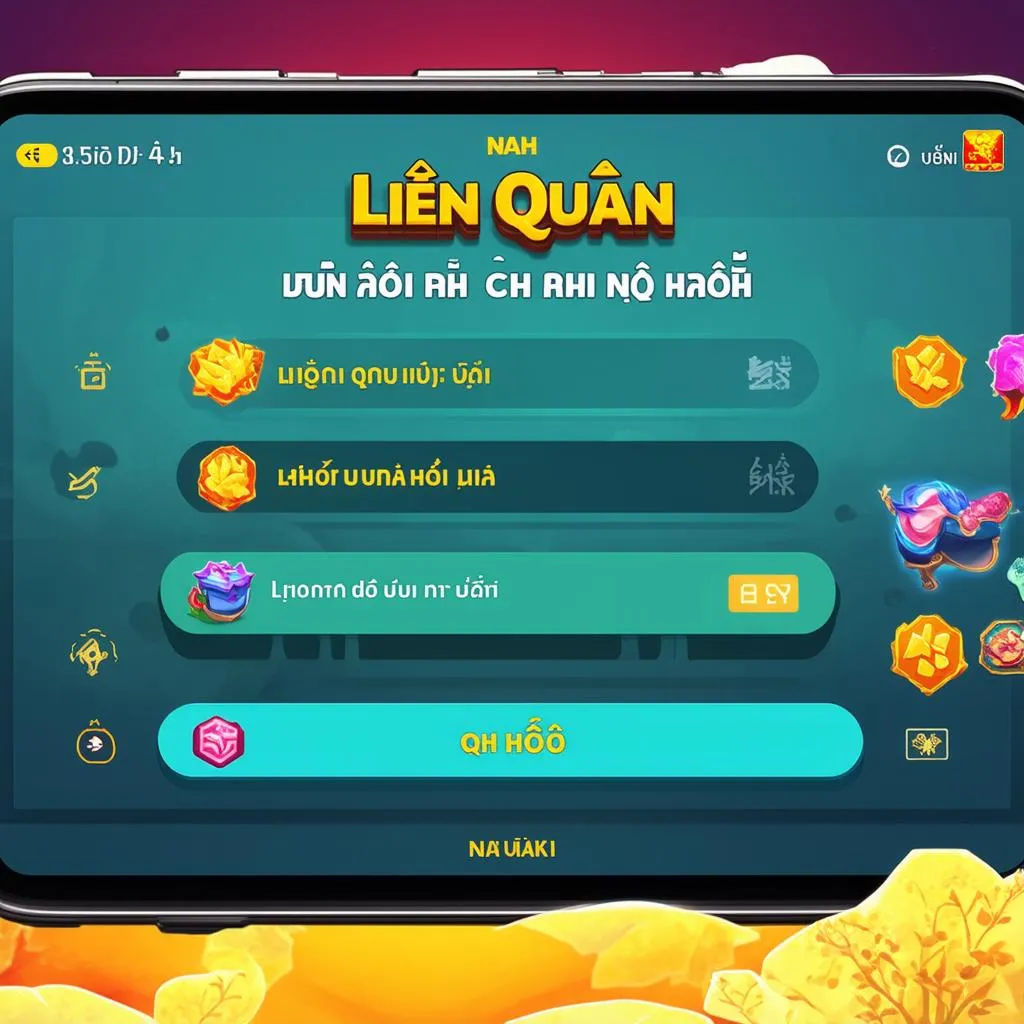 Giao diện chính game Liên Quân