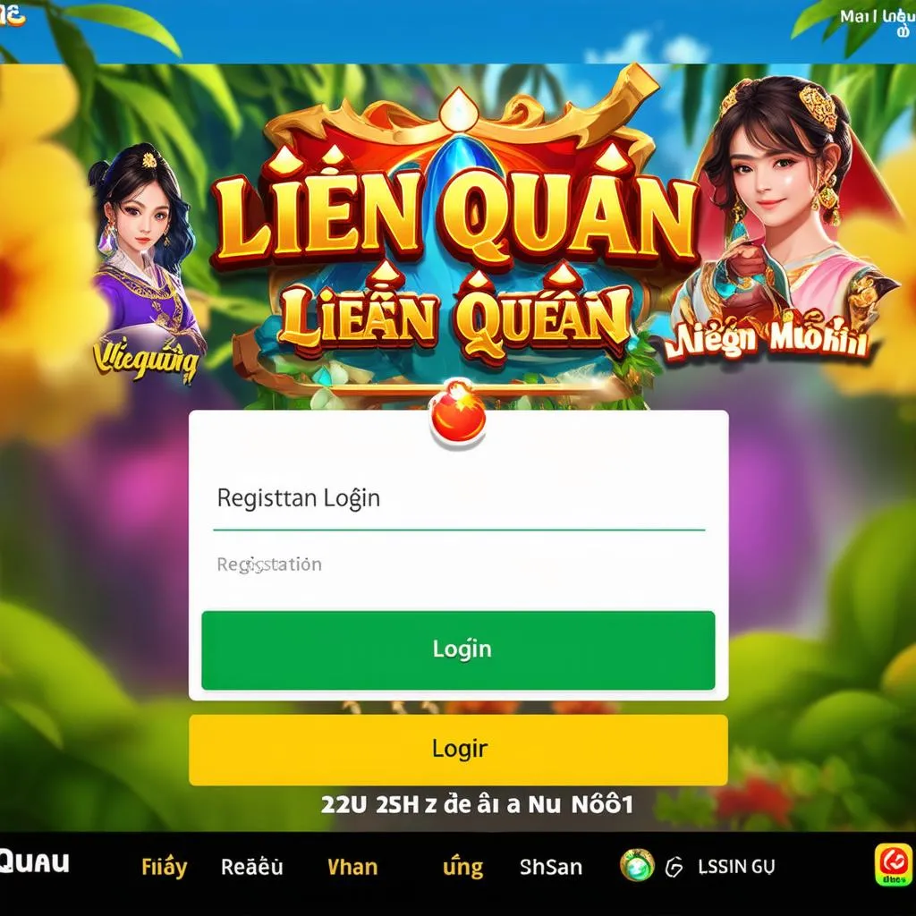 Giao diện chính Liên Quân Mobile