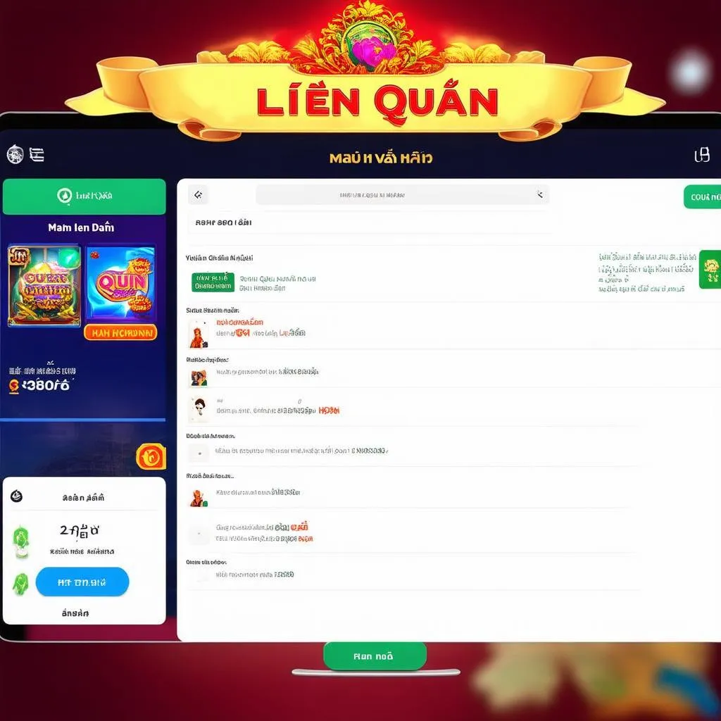 Giao Diện Chính Liên Quân Mobile