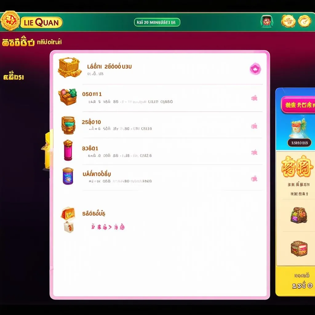 Cửa hàng trong game Liên Quân Mobile