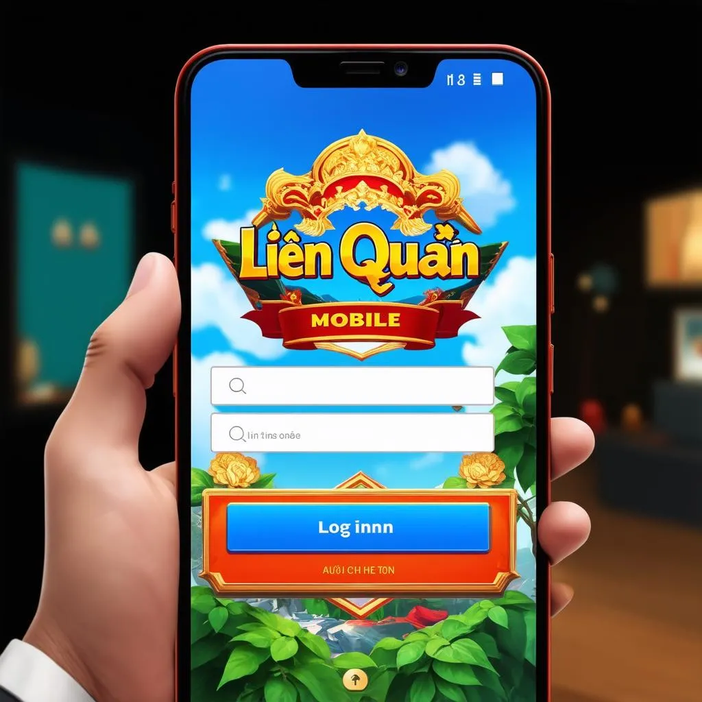 Giao diện đăng nhập Liên Quân Mobile