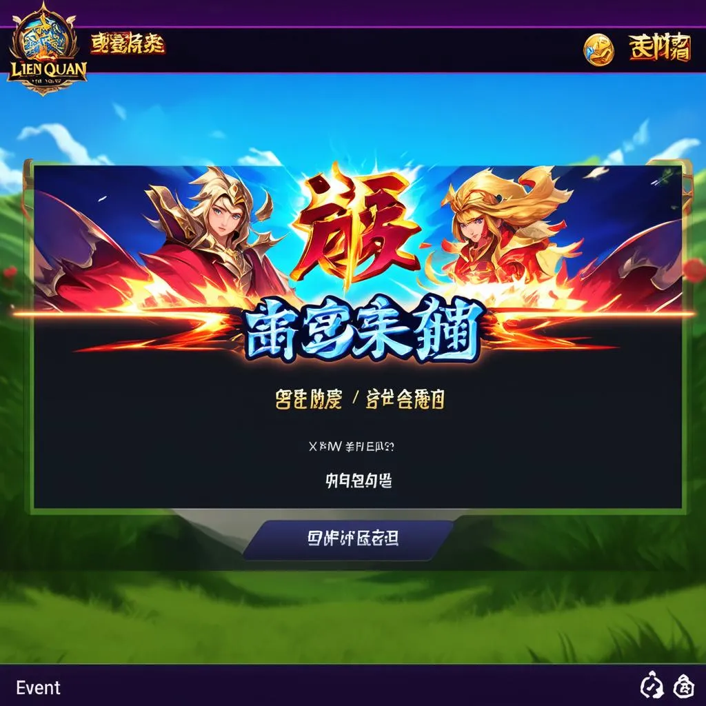 Giao Diện Game Liên Quân