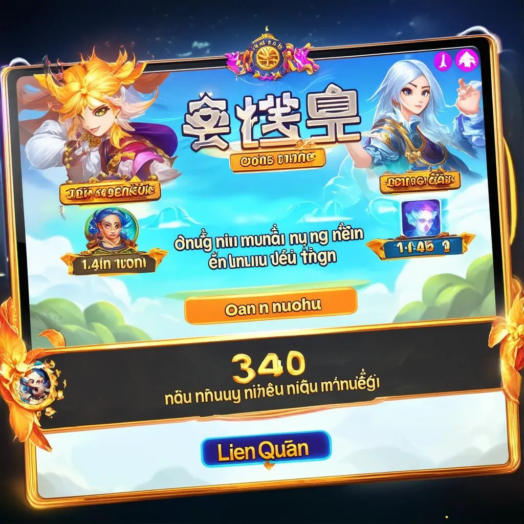 Giao diện game Liên Quân