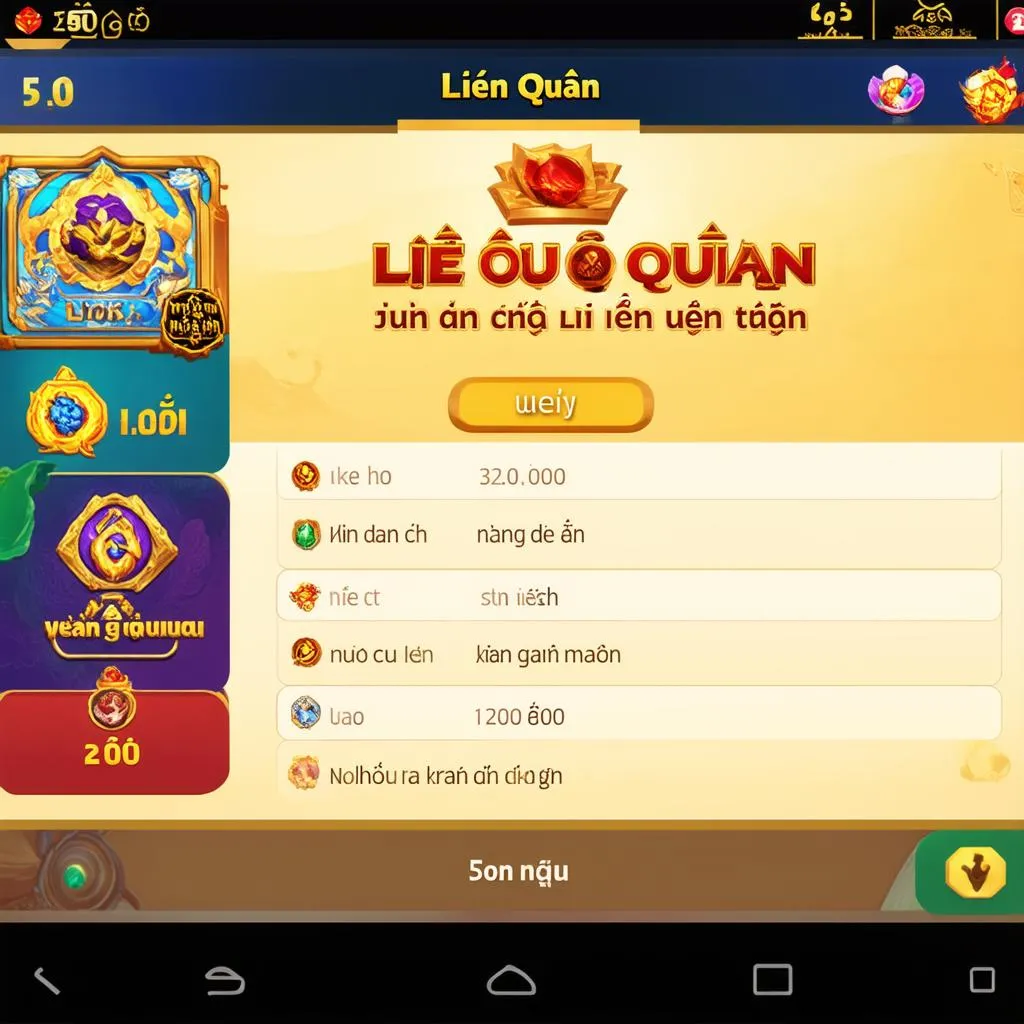 Giao Diện Liên Quân