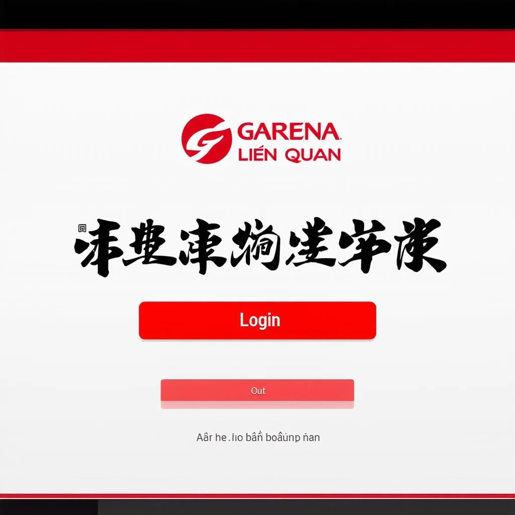 Giao diện đăng nhập game Liên Quân Mobile