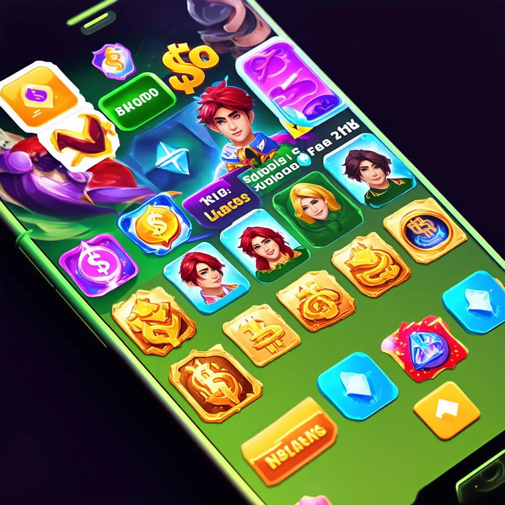 Mobile Game Interface