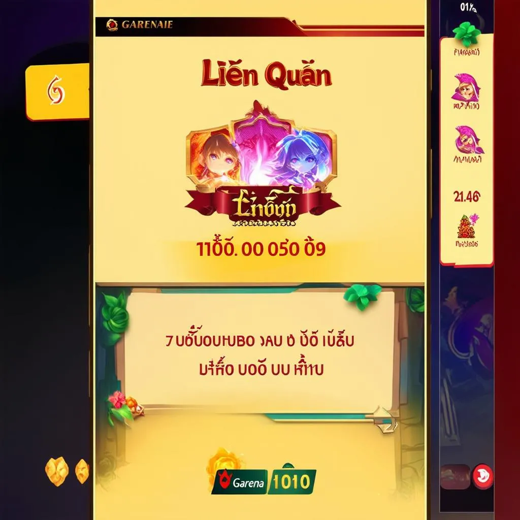 Giao diện Liên Quân Mobile