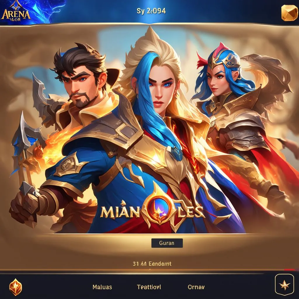 Giao diện game Liên Quân