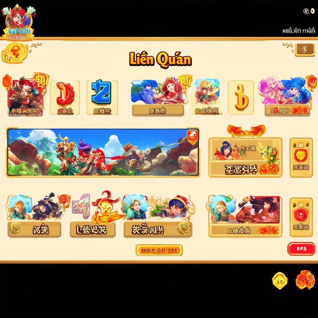 Giao diện game Liên Quân