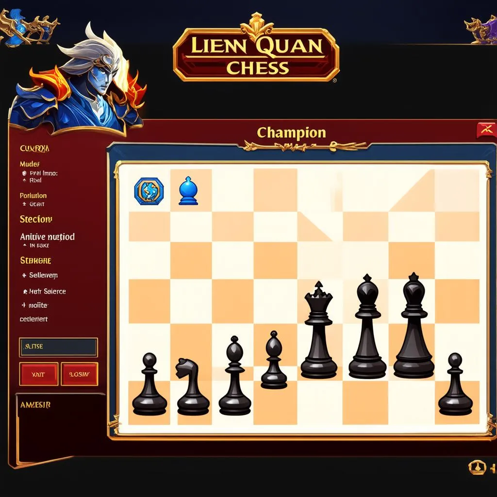 Giao Diện Liên Quân Chess