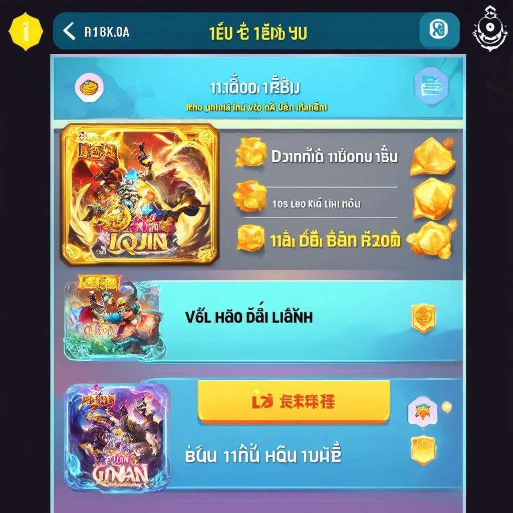 Giao diện game Liên Quân Mobile