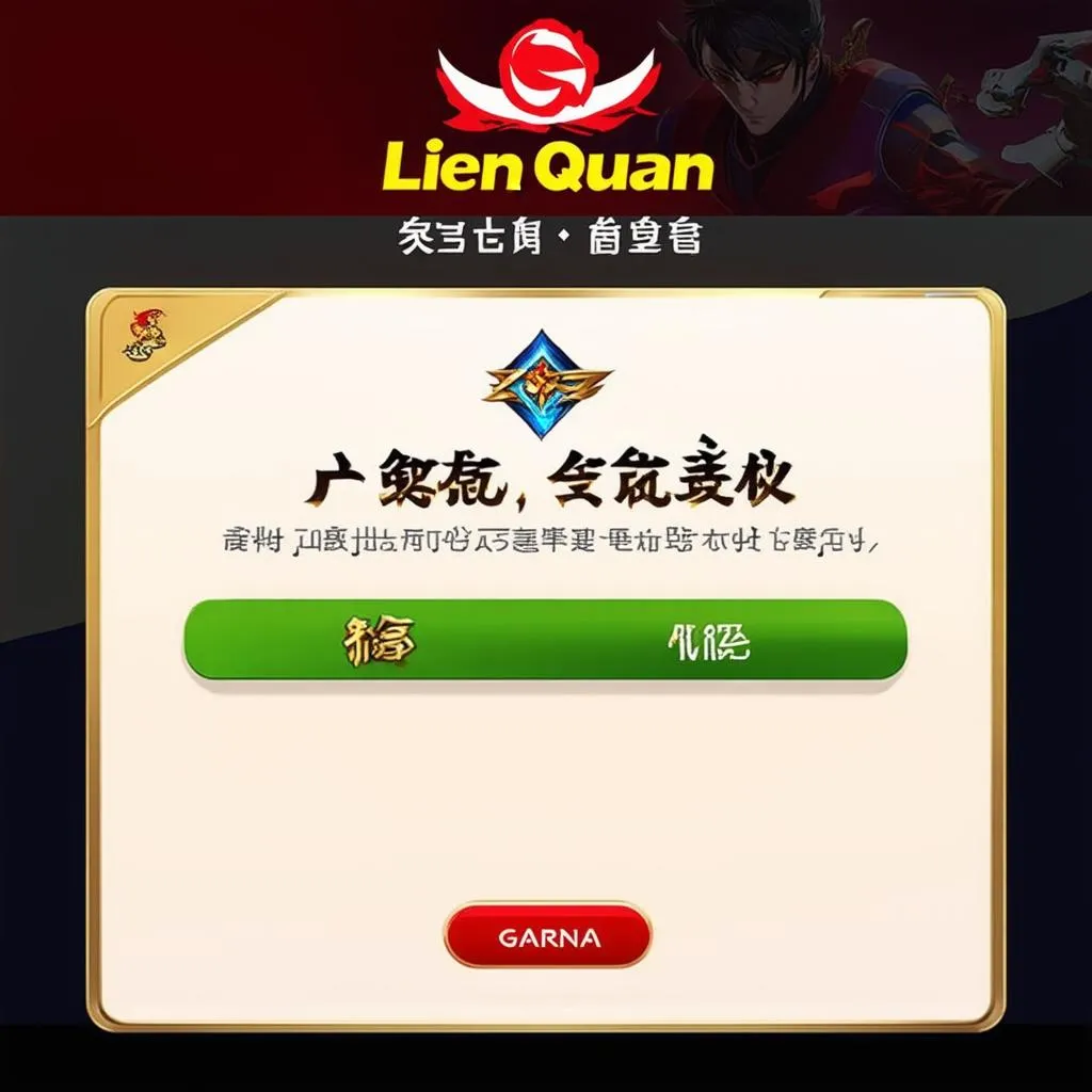 giao diện liên quân mobile