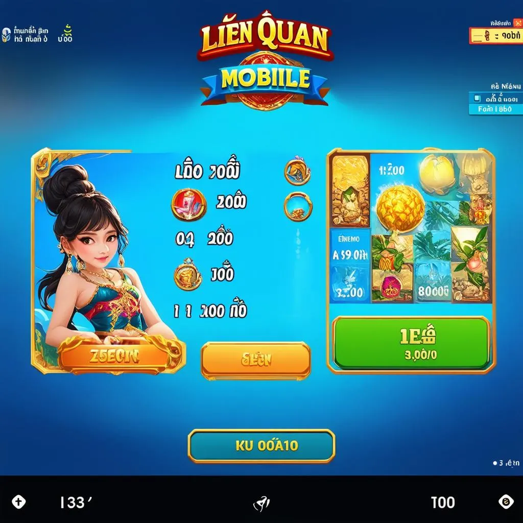 Giao diện game Liên Quân Mobile