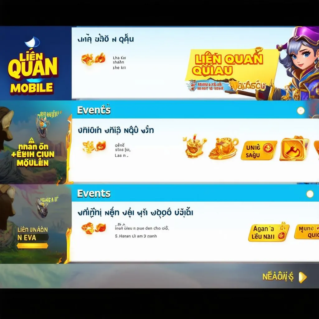 Giao diện Liên Quân Mobile